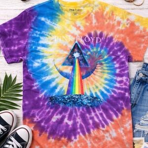 Pink Floyd Tie-Dye Kids Shirt - Multicolor